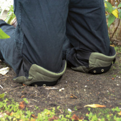 Paire de protège-genoux de jardinage - Genouillères de jardin réglables