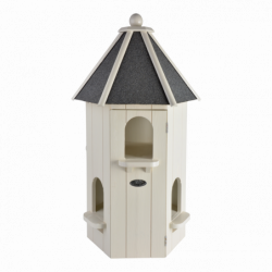 Pigeonnier - L 50 x P 44 x H 87,5 cm - Blanc - Pin, bitume