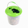 Seau avec cuillère et graines à saupoudrer - 2.5 kg - Plastique