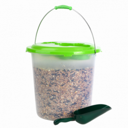Seau avec cuillère et graines à saupoudrer - 2.5 kg - Plastique