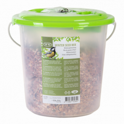 Seau avec cuillère et graines à saupoudrer - 2.5 kg - Plastique