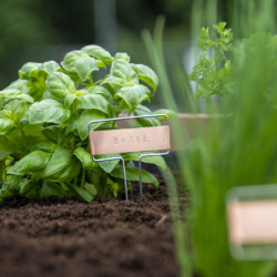 Set de 27 tampons pour le gravage d'étiquettes en métal pour plantes