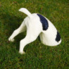 Figurine chien "Bob le Creuseur"- L29 x H23 cm - Coloris aléatoires - Polyrésine