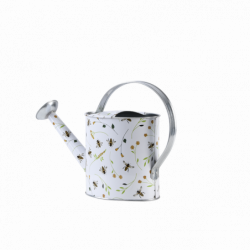 Arrosoir avec motif abeille 1.95L - L 32,2 x P 11,3 x H 23 cm - Acier galvanisé