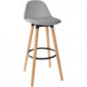 Chaise de bar - Maxon - H 71,5 cm - Gris