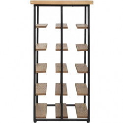 Porte bouteille - Bakos - L 30 x P 30 x H 59,5 cm - Beige