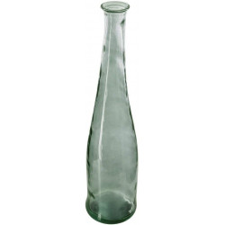 Vase en verre recyclé - D 18 x H 79 cm - Vert kaki