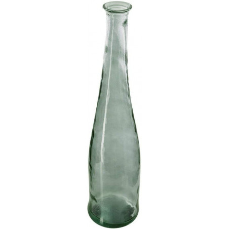 Vase en verre recyclé - D 18 x H 79 cm - Vert kaki