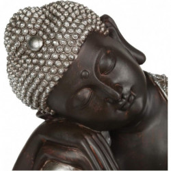 Statuette bouddha - H 35 cm - Figurine décorative marron