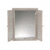 Miroir à volets - 50 x 65 cm - Beige