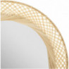 Miroir en bambou - Liby - D 70 cm - Beige