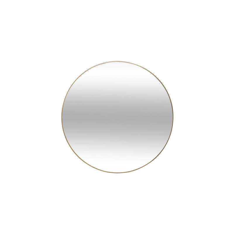 Miroir rond - Alice - D 76 cm - Doré