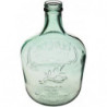 Vase dame-jeanne - Olive - H 42 cm - Transparent