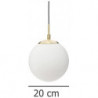 Suspension - Dris - D 20 cm - Blanc