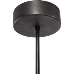 Suspension en fer - Berry - D 25 cm - Gris