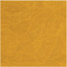 Rideau occultant motifs feuilles - 8 oeillets - Ocre - L 140 x H 260 cm