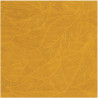 Rideau occultant motifs feuilles - 8 oeillets - Ocre - L 140 x H 260 cm
