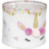 Set de 2 paniers de rangement - Licorne - D 30 x H 26 cm