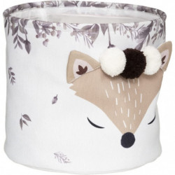 Set de 2 paniers de rangement - Renard - D 30 x H 26 cm