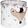 Set de 2 paniers de rangement - Renard - D 30 x H 26 cm