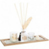 Coffret senteur plume - Bois de Gaiac - 36 x 11 cm - Beige