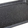 Plancha en aluminium - 45,5 x 27,5 x 5,5 cm - Noir