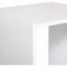 Etagère 4 cases - 34,5 x 32 x 134 cm - Blanc