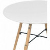 Table JUDY WILD JENA JUNIOR - D 60 x H 48 cm - MDF, bois - Blanc