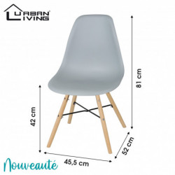 Chaise JENA coque en...