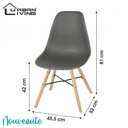 Lot de 4 chaises "Jena"...