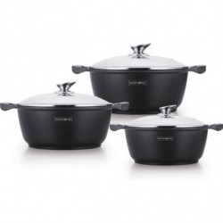 Set de 3 casseroles...