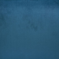 Fauteuil en velours - Bleu canard - L 1m13 - Marque Atmosphera