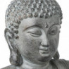 Statuette de Bouddha assis - Gris - H 106 cm