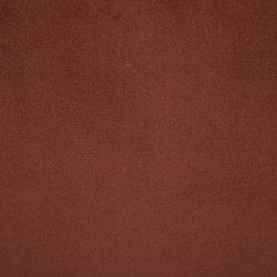 Fauteuil en velours et bois Naova - Rouge brique - L 78 x H 71 cm