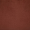 Fauteuil en velours et bois Naova - Rouge brique - L 78 x H 71 cm