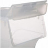 Boite de Rangement avec Ouverture Frontale 34 L - Transparent - P 46,2 x H 31 cm