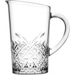 Carafe pichet en verre - Contenance 1.4L - D 12.5 cm