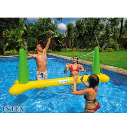 Jeu de volley flottant - Intex - Jeu d'extérieur pour piscine