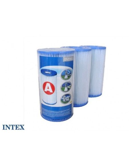 Cartouche de filtration pour piscine - Lot de 3 - type A - Intex