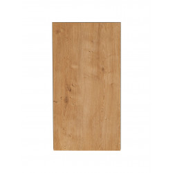 Meuble haut mural en bois - H 75 x l 40 x P 16 cm - Stéphanie Grey Oak