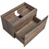 Meuble sous vasque en bois Rosario Oak - Marron - H 46 x L 80 x P 45,6 cm