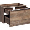 Meuble sous vasque en bois Rosario Oak - Marron - H 46 x L 80 x P 45,6 cm