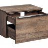 Meuble sous vasque en bois Rosario Oak - Marron - H 46 x L 80 x P 45,6 cm