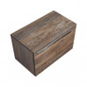 Meuble sous vasque en bois Rosario Oak - Marron - H 46 x L 80 x P 45,6 cm