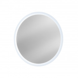 Miroir mural rond Led tactile - Cadre lumineux blanc - D 60 cm - Lustro Venus