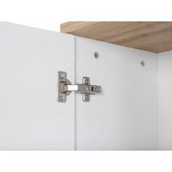 Armoire de salle de bain - H 187 x l 60 x P 33 cm - Cintra White