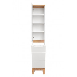 Colonne de salle de bain - H 187 x l 35 x P 33 cm - Cintra White