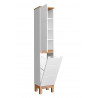 Colonne de salle de bain - H 187 x l 35 x P 33 cm - Cintra White