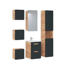 Cabinet miroir de salle de bain - H 75 x L 40 x P 16 cm - Archipel