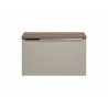 Meuble sous vasque en bois - Taupe - H 46 x L 80 x P 45,6 cm - Rosario Taupe